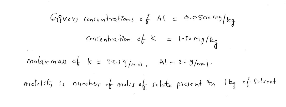 Chemistry homework question answer, step 1, image 1